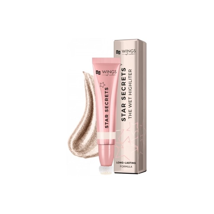 AA Wings of Color STAR SECRETS The Wet Highlighter Romige highlighter 13 ml