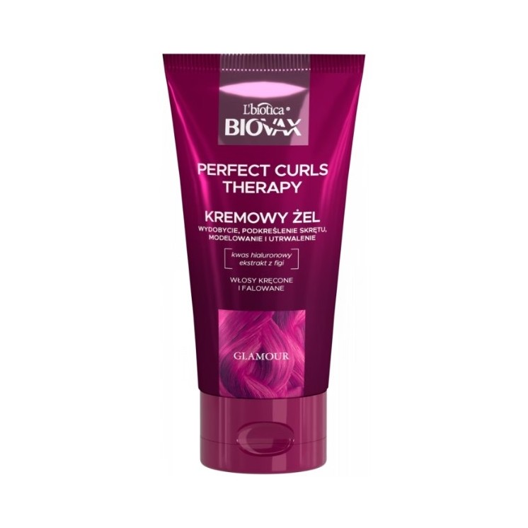 BIOVAX Glamour Perfect Curls Therapy Feuchtigkeitsgel zum Stylen von Wellen und Locken 150 ml