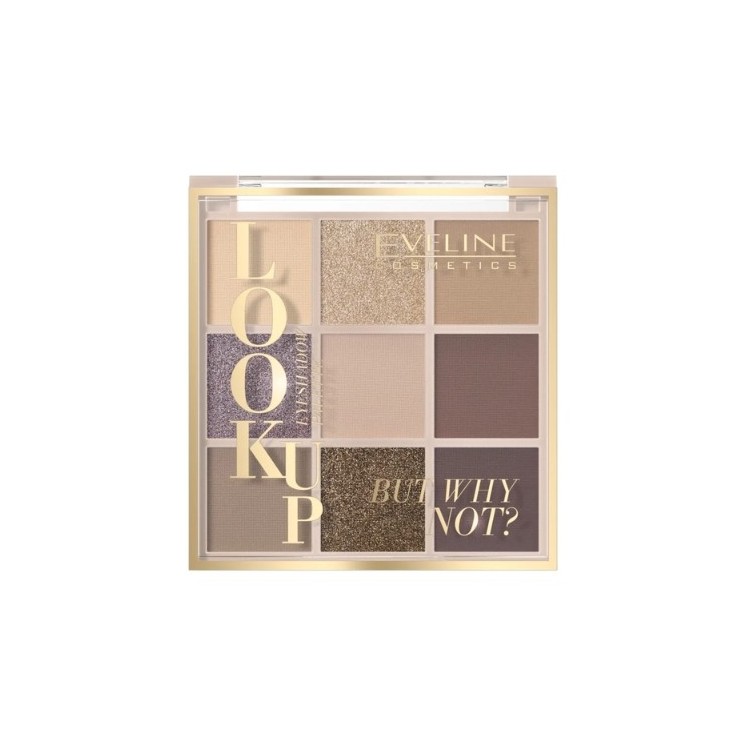 Eveline Look Up Palette van 9 oogschaduws Maar waarom niet? 10,8 gram