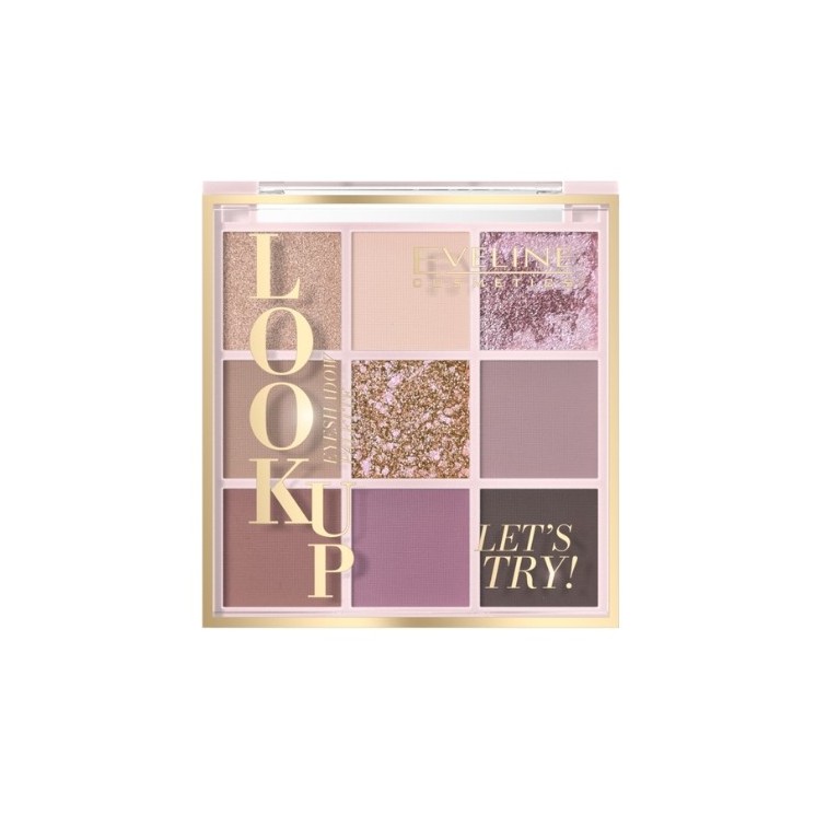Eveline Look Up Palette van 9 oogschaduws Laten we het proberen! 10,8 gram