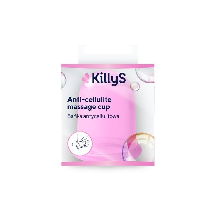 KillyS anti-cellulitis lichaamsmassagebeker, 1 stuk