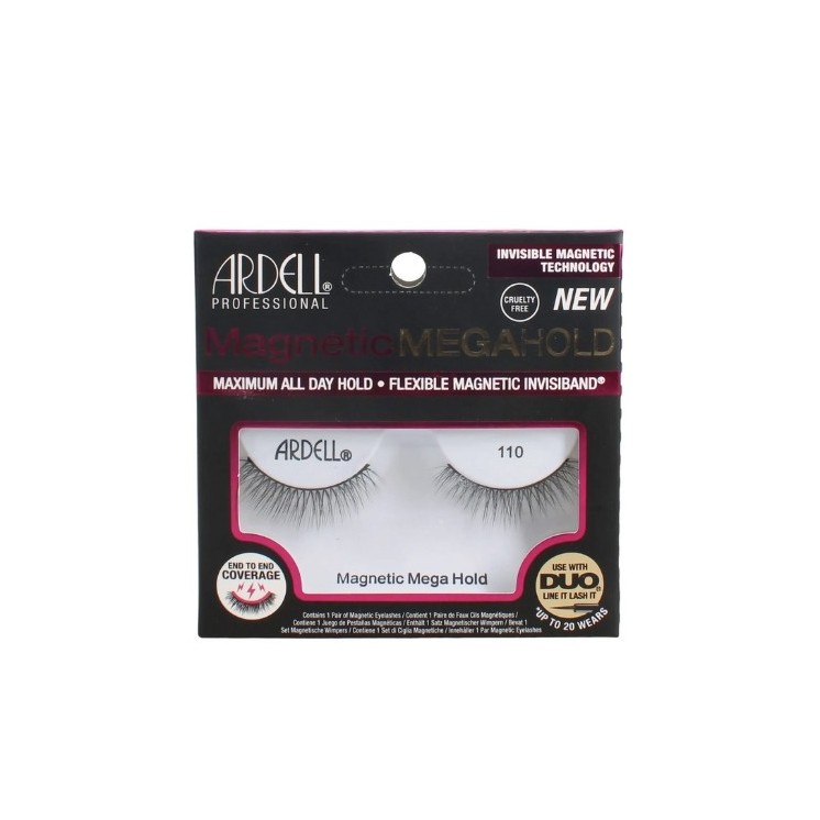 Ardell Magnetic Mega Hold Wimpern auf einem Streifen /110/ Black 1 Paar