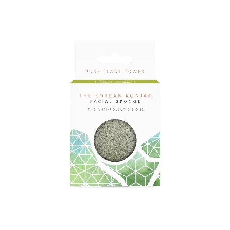 The Korean Konjac Sponge Company Turmalin-Konjac-Schwamm 1 Stück