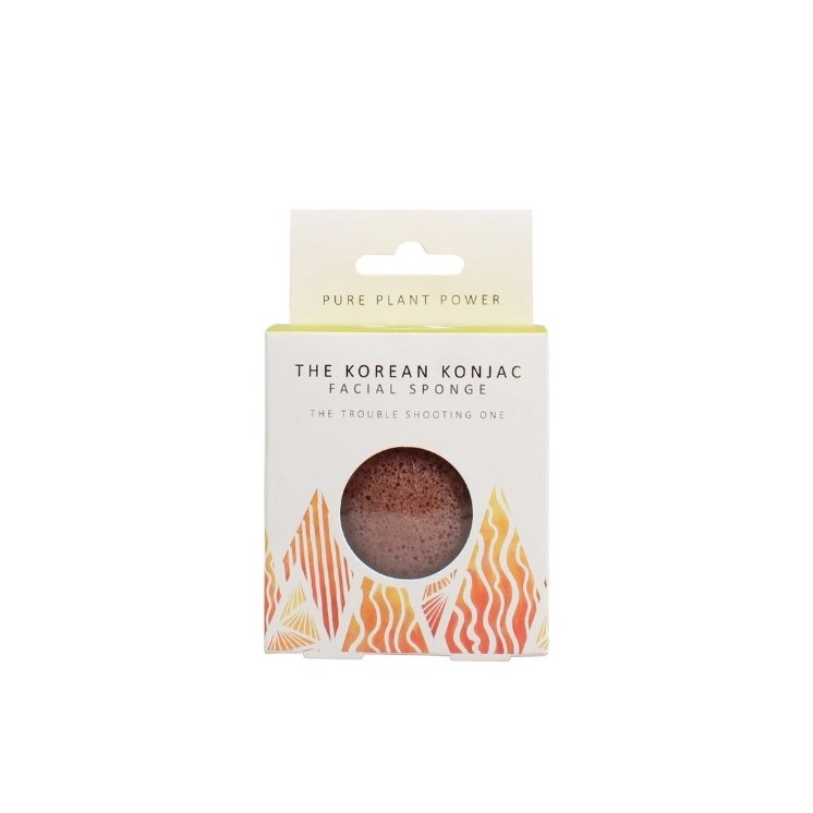 De Koreaanse Konjac Sponge Company Konjac Sponge Fire 1 stuk