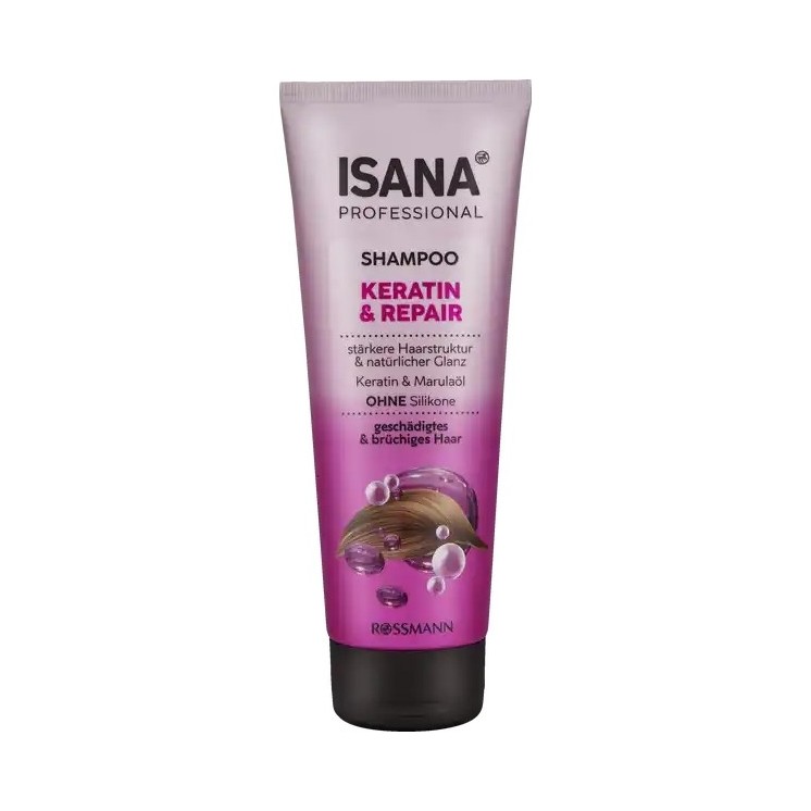 Isana Professional Hair Shampoo with Keratin 250 ml