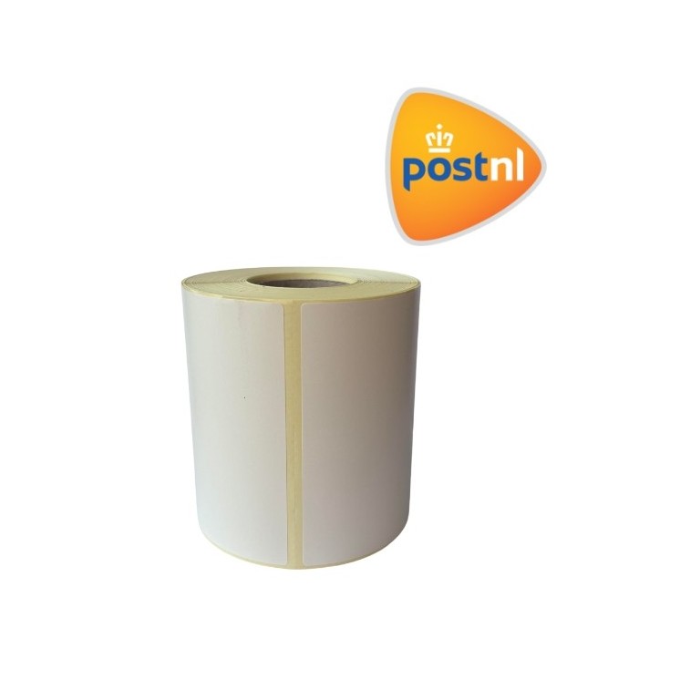 Post.NL shipping label white, 102 mm x 150 mm, 300 labels on a roll, 25 mm core, thermal ECO , durable 1 piece