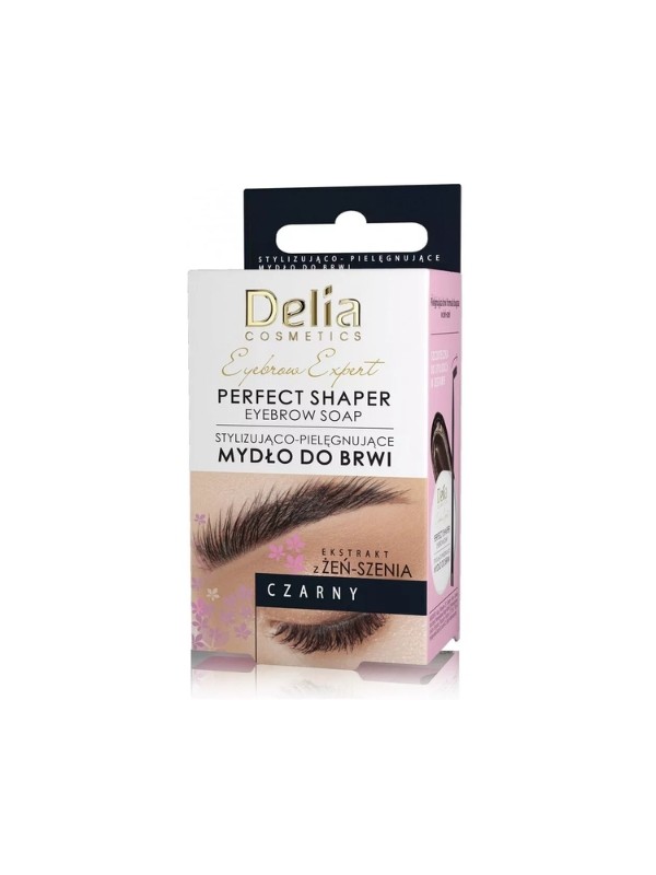 Delia Eyebrow Expert Mydło do stylizacji brwi Czerń 10 ml