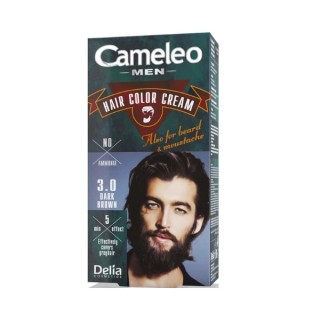 Delia Cameleo Men Haar- und Bartfärbemittel für Männer /3,0 Dark Brown 30 ml