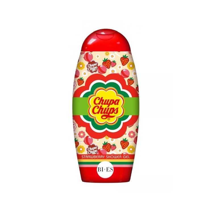 BI-ES Chupa-Chups 2in1 Shampoo & Douchegel Strawberry 250 ml
