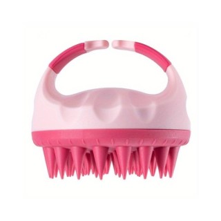 Pink Silikon-Kopfhautmassagegerät, 1 Stück