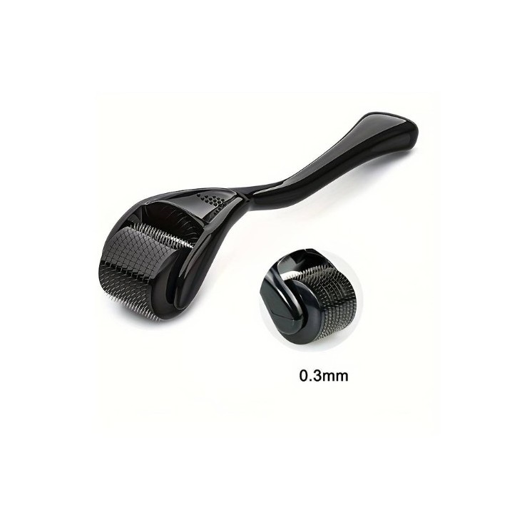 Microneedle Dermoroller voor gezicht en lichaam 540 Naalden 0,30 mm Black 1 st