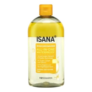 Isana All-In-One dwufazowy Płyn micelarny do demakijażu wodoopornego 400 ml