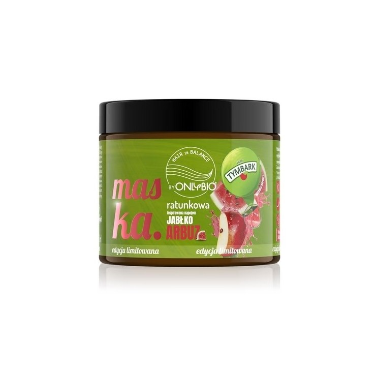 OnlyBio Hair in Balance x Tymbark Apple-Watermelon hair rescue mask 200 ml