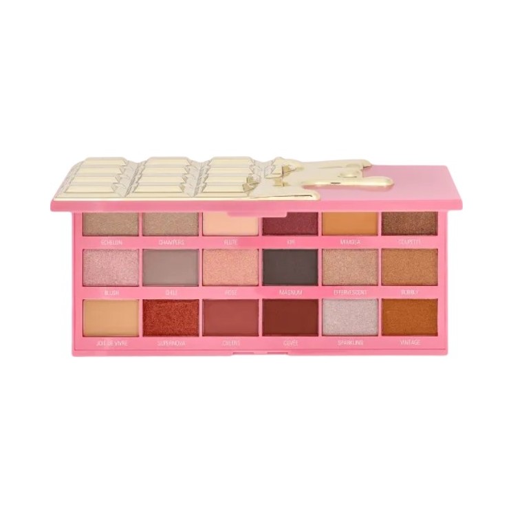 Makeup Revolution I Heart Makeup Palette van 18 oogschaduws Chocolate Rose Fizz 1 g