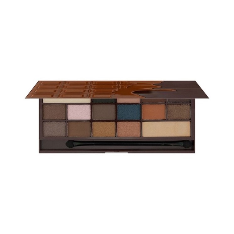 Makeup Revolution I Heart Makeup Palette mit 16 Lidschatten Chocolate Salted Caramel 1 g