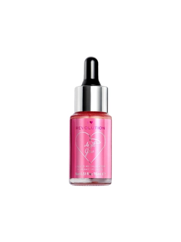 Makeup Revolution I Heart Revolution Rozświetlacz do twarzy w płynie Angel Glow 15 ml