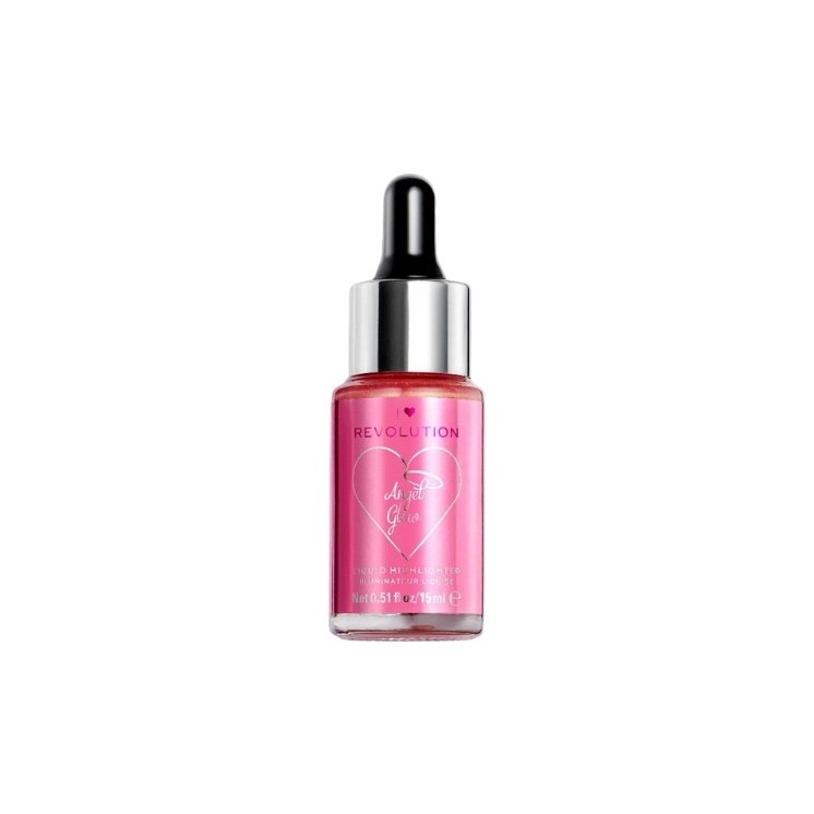 Makeup Revolution I Heart Revolution Flüssiger Gesichts-Highlighter Angel Glow 15 ml