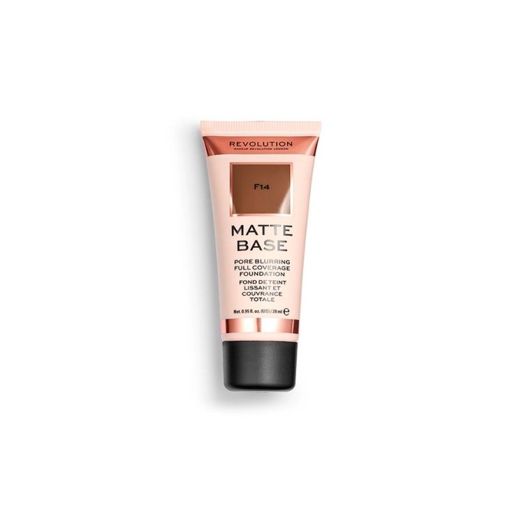 Makeup Revolution Matte Base matting face foundation /F14/ 28 ml