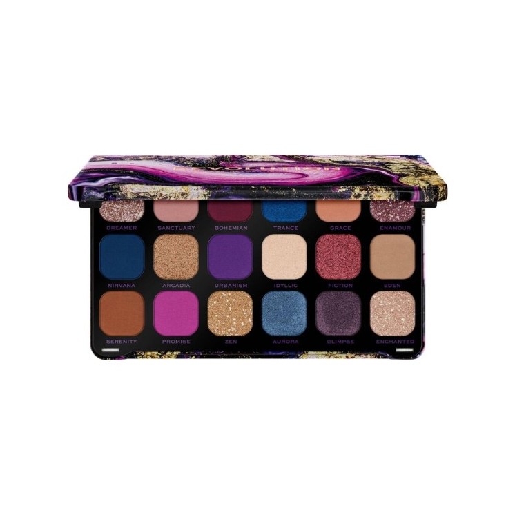 Makeup Revolution Palette mit 18 Lidschatten Flawless Eutopia 1,1 g