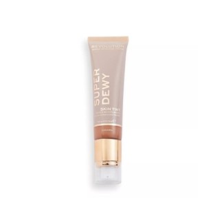 Makeup Revolution SuperDewy koloryzujący Krem nawilżający do twarzy Caramel 50 ml