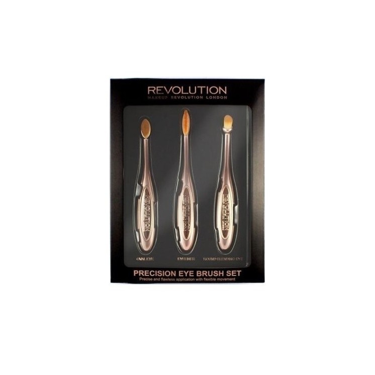 Makeup Revolution Precision Eye Set Ein Satz Augen-Make-up-Pinsel