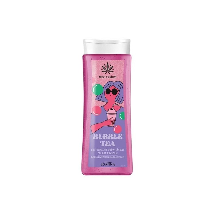 Joanna NICE HERB Extremely Refreshing Bubble Tea Shower Gel 300 ml