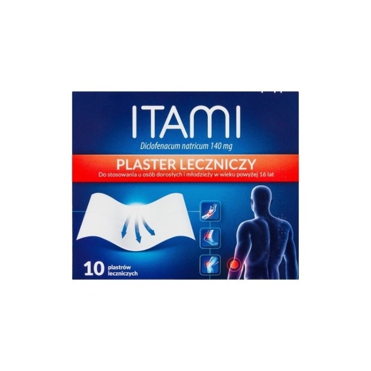 Itami Arzneimittelpflaster 140 mg 10 Stück