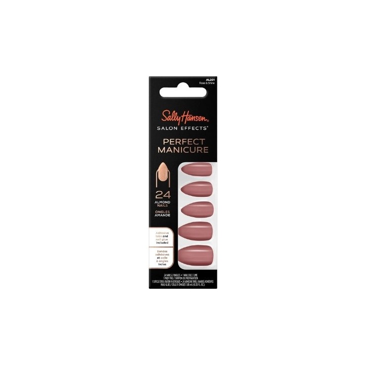Sally Hansen Salon Effects Perfect Manicure Rose & Shine Nagelspitzen 24 Stück