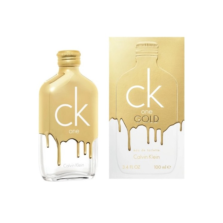 Calvin Klein Eau de Toilette voor dames en heren, Unisex One Gold 100 ml