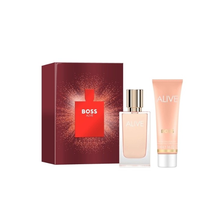 Hugo Boss Alive gift set: Eau de Toilette 30 ml + Body and hand lotion 50 ml