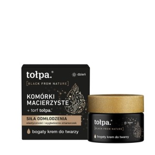 Насичений денний крем для обличчя Tołpa Black From Nature 50 мл