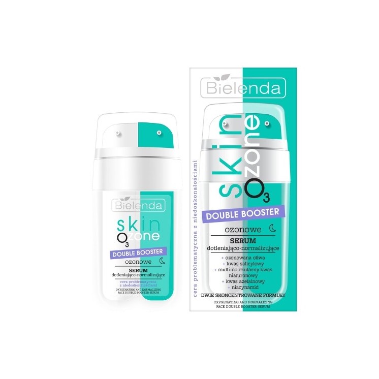 Bielenda SKIN O3 ZONE Double Booster Ozon normalisierendes serum 2x7,5 ml