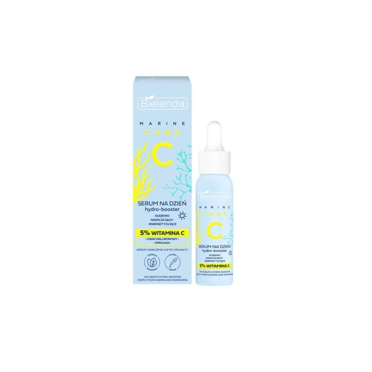 Bielenda C MARINE CARE Serum hydro -Booster spendet intensiv Feuchtigkeit und Energie, 30 ml