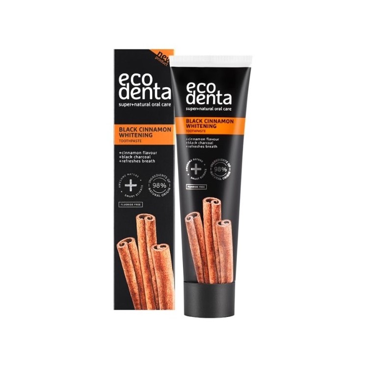 Ecodenta Black Cinnamon whitening tandpasta 100 ml