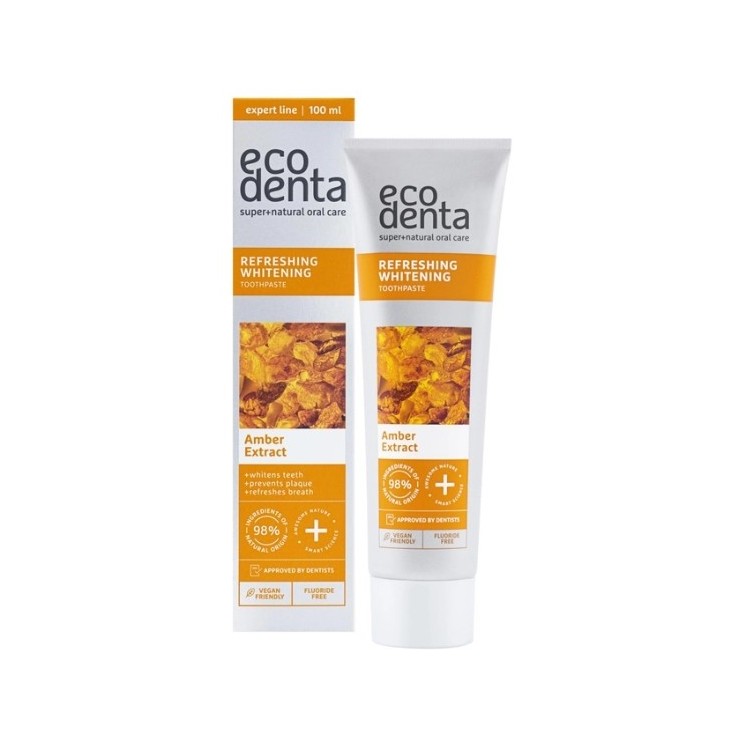 Ecodenta Verfrissende Tandpasta met amberextract 100 ml