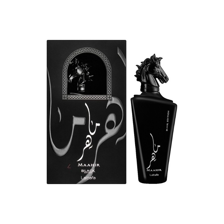Lattafa Maahir Black Edition Eau de Parfum voor dames en heren 100 ml