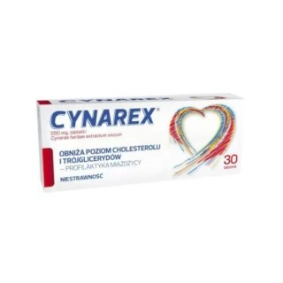Cynarex 250mg 30 tablets