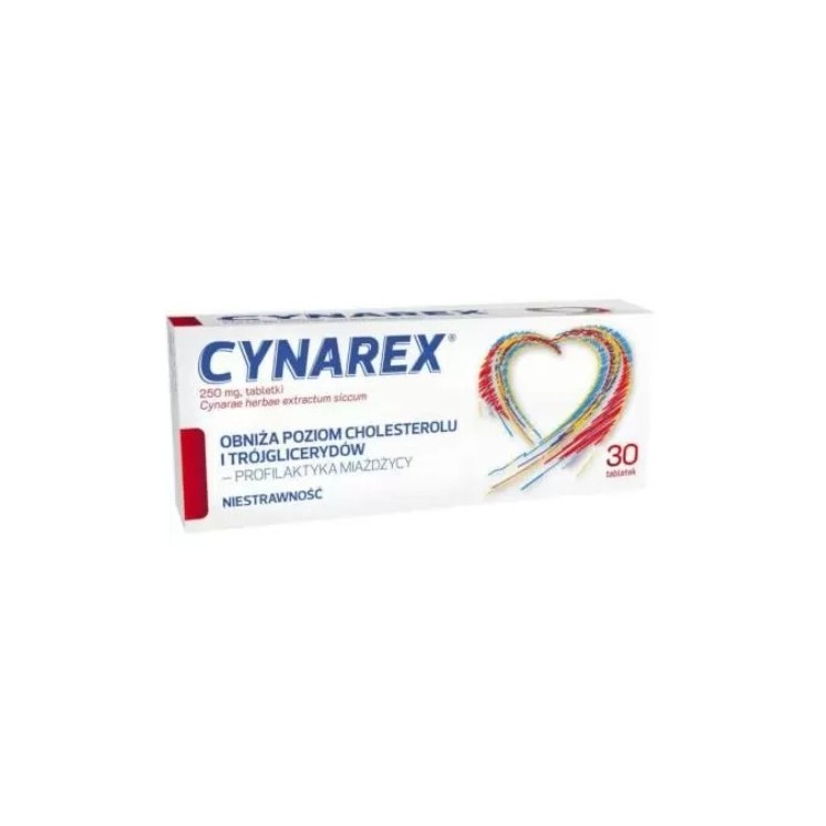 Cynarex 250mg 30 tablets