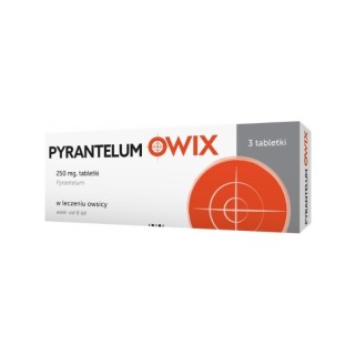Pyrantelum Owix 250 mg 3 tablets