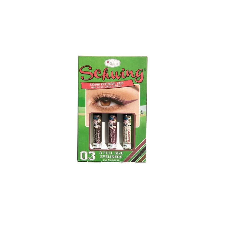 theBalm Schwing! Set of three Eyeliners: Black , Brown , Purple 3x1.7 ml