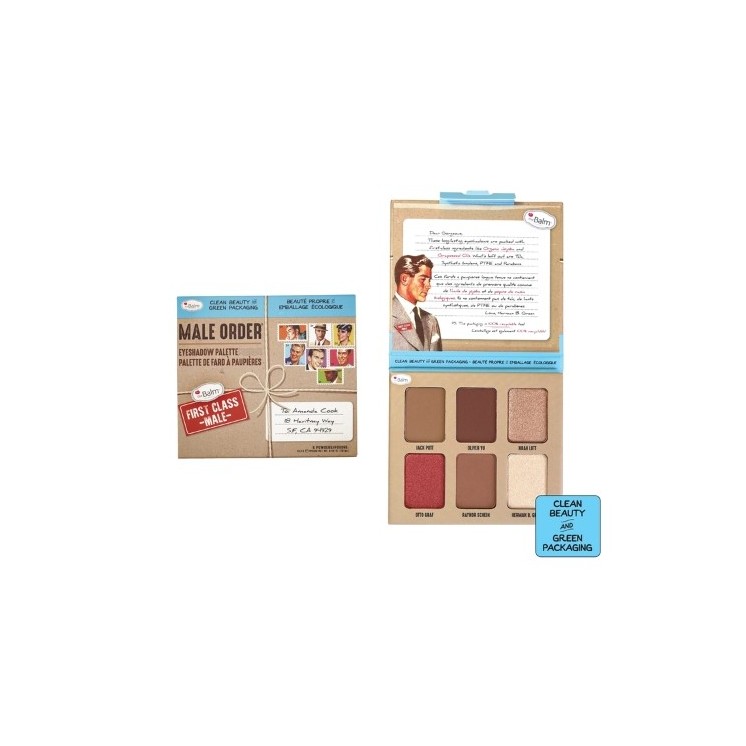 theBalm Male Order Palette of 6 Eyeshadows First Class 13.2 g