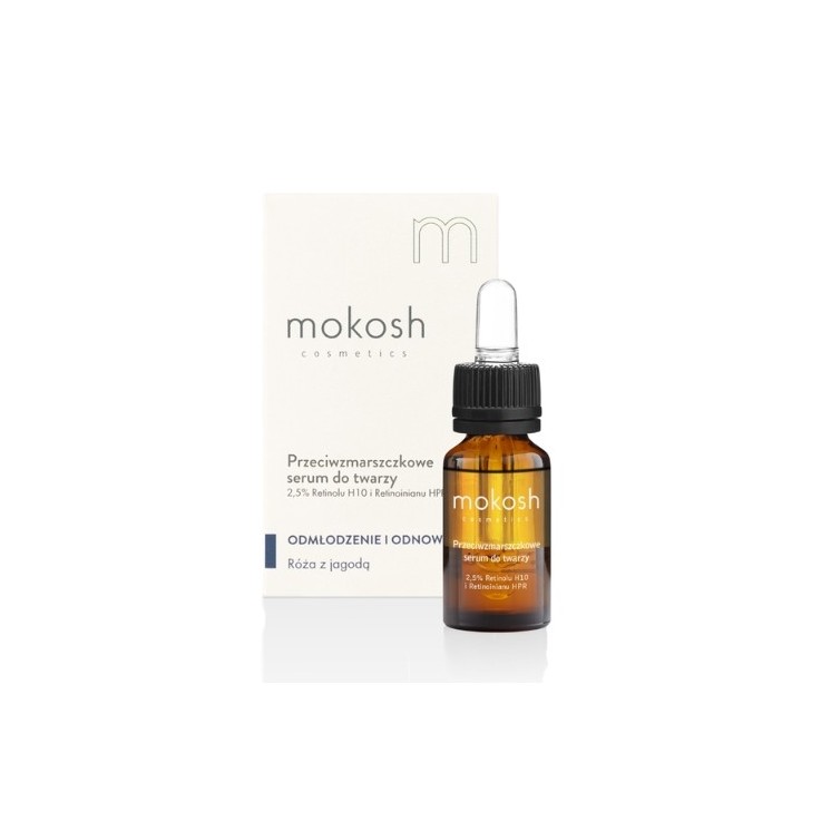 Mokosh Serum 5 % Retinol H10 en Retinoaat Rose 10 ml