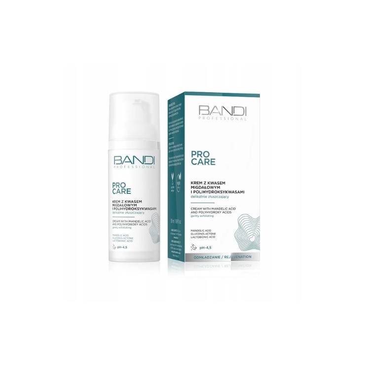 Bandi Pro Care Gesichtscreme mit Mandelsäure und Polyhydroxysäuren 50 ml