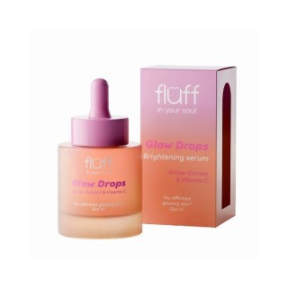Fluff Glow Drops leuchtendes Serum mit Bernsteinextrakt und Vitamin C 30 ml