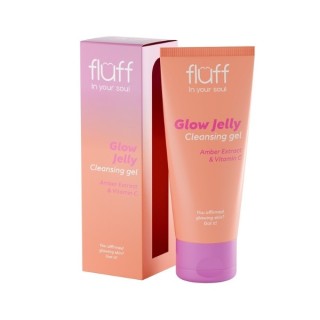 Fluff In Your Soul Glow Jelly Żel do mycia twarzy z ekstraktem z bursztynu i witamina C 100 ml