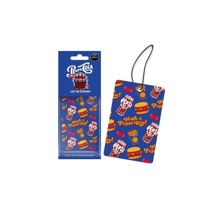 Aroma Car Pepsi Cellulose Autoduftanhänger Fast Food Cola 1 Stück