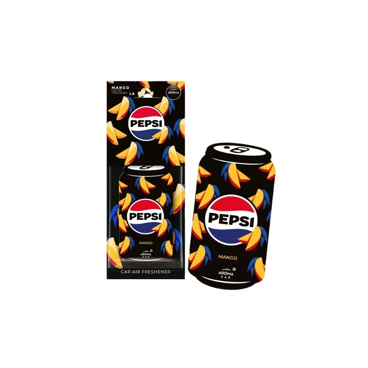 Ароматизатор для автомобіля Aroma Car Pepsi Cellulose Mango , 1 шт