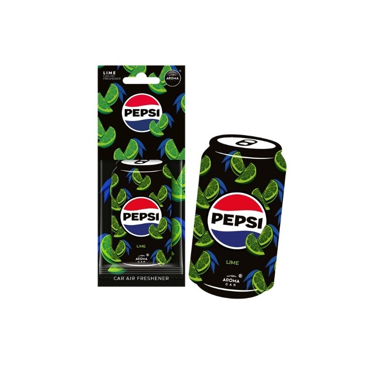 Aroma Car Pepsi Cellulose Lime autogeurhanger, 1 stuk