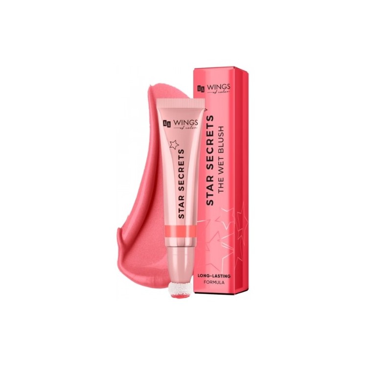 AA Wings of Color STAR SECRETS The Wet Blush Cremiges, leuchtendes Rouge /02/ 13 ml