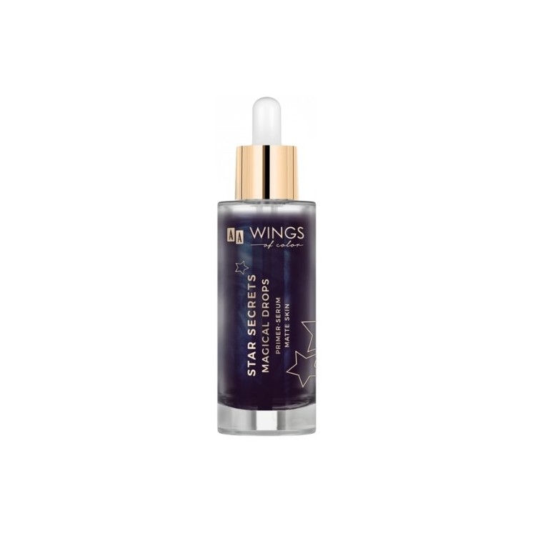 AA Wings of Color STAR SECRETS Black Magical Drops Mattifying Base – serum 30 ml